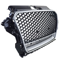 Grille calandre Audi A3 8V 12-16 - look RS3 quattro - Noir Gris - PDC
