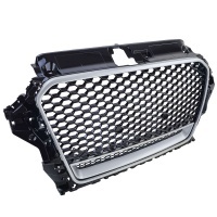 Grille calandre Audi A3 8V 12-16 - look RS3 quattro - Noir Gris - PDC