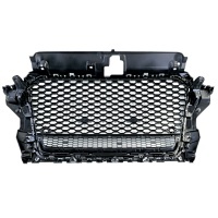 Grille calandre Audi A3 8V 12-16 - look RS3 quattro - Noir Gris - PDC