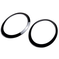 Entourages de phares Mini Cooper F55 F56 F57 - 14-18 - Noir Brillant