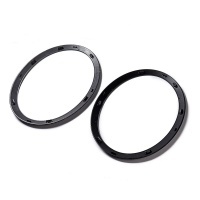 Entourages de phares Mini Cooper F55 F56 F57 - 14-18 - Noir Brillant