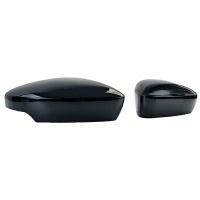 2 coques de retroviseur Skoda Fabia NJ 14-22 - Noir Brillant