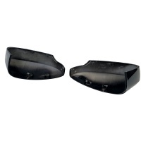 2 coques de retroviseur Skoda Fabia NJ 14-22 - Noir Brillant