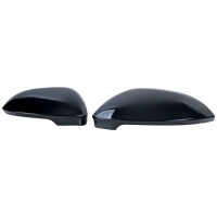 Coques retroviseur Noir Brillant pour VW GOLF 8 19-23 - look R