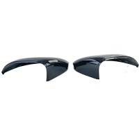 Coques retroviseur Noir Brillant pour VW GOLF 8 19-23 - look R