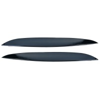 2 Paupieres de phares noir brillant pour VW Golf 4 97-03