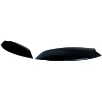 2 Paupieres de phares noir brillant pour VW Golf 5 03-08