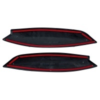 2 Paupieres de phares noir brillant pour VW Golf 5 03-08