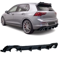 Diffuseur arrière look Performance noir brillant pour VW Golf 8 GTI 19-23