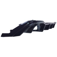 Diffuseur arrière look Performance noir brillant pour VW Golf 8 GTI 19-23