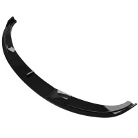 Spoiler lame avant - BMW Serie 5 pack M E60 E61 05-10 - noir brillant