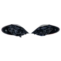 2 Feux arriere Peugeot 207 06-09 - LED - Rouge / Clair