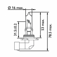 Pack 2 ampoules HB3 9005 Diamond Vision Philips