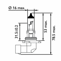 Pack 2 ampoules HB4 9006 Diamond Vision Philips
