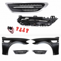 2 Ailes avant look M5 avec prises d’air chromées pour BMW Série 5 F10 / F11 10-16