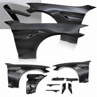 2 Ailes avant look M5 avec prises d’air noires pour BMW Série 5 G30 / G31 17-20