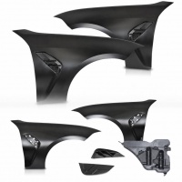 2 Ailes avant look M3 avec prises d’air noires pour BMW Série 3 G20 / G21 19-22