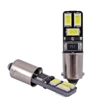 Ampoule T4W LED Twin3 5730 - Anti Erreur OBD - Culot BA9S - Blanc Pur