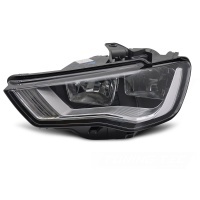 Phare gauche conducteur halogene AUDI A3 8V 12-16 - Noir