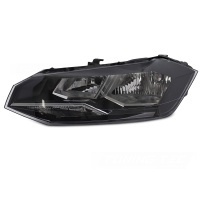 Phare avant gauche conducteur VW Polo 2G 17-21 - H7 - Noir