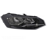 Phare avant droit passager VW Polo 2G 17-21 - H7 - Noir