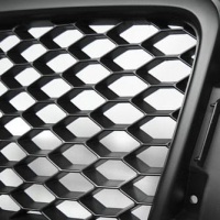 Grille calandre Audi A3 8P 08-12 - look RS3 - Noir Mat