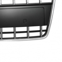 Grille calandre Audi A4 B7 04-08 - chrome noir - look S8