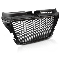 Grille calandre Audi A3 8P 08-12 - Nid d'abeille RS3 - Noir - PDC / sans