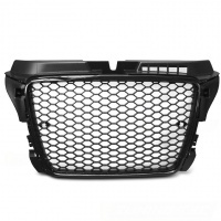 Grille calandre Audi A3 8P 08-12 - Nid d'abeille RS3 - Noir - PDC / sans