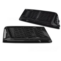 Grilles antibrouillard Audi A4 B9 15-19 - Noir brillant - look RS