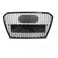 Grille calandre Audi A5 8T 11-17 - look RS5 - Noir Laqué