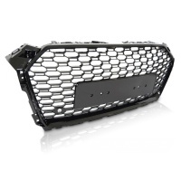 Grille calandre Audi A5 16-18 - look RS5 - Noir Brillant