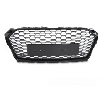 Grille calandre Audi A5 16-18 - look RS5 - Noir Brillant
