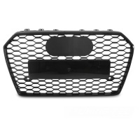 Grille calandre Audi A6 C7 14-18 - Noir Brillant - look RS6