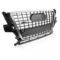 Grille calandre Audi Q5 8R 08-12 - look SQ5 phase 1 - Noir Brillant - PDC