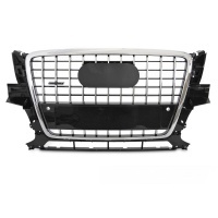 Grille calandre Audi Q5 8R 08-12 - look SQ5 phase 1 - Noir Brillant - PDC