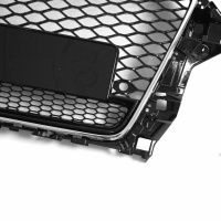 Grille calandre Audi A3 8V 12-16 - look RS3 quattro - Noir Chrome - PDC