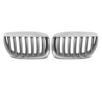 Grilles calandre BMW X5 E53 lci 04-06 - Gris titane