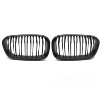 Grilles calandres BMW Serie 1 F20 F21 LCI 15-18 - Noir Mat