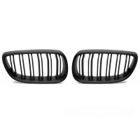 Grilles calandre BMW Serie 3 E92 E93 07-10 - look M - Noir mat