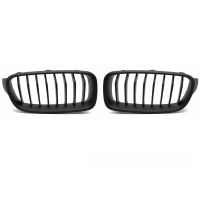 Grilles calandre BMW Serie 3 F30 F31 11-19 - Noir Mat