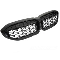 Grilles calandre BMW Serie 3 G20 G21 look diamant - 18-22 - Full Noir