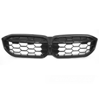 Grilles calandre BMW Serie 3 G20 G21 LCI look diamand - 22-25 - Noir Brillant