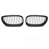 Grilles calandre BMW Serie 3 E46 01-05 phase 2 - Noir Brillant