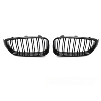 Grilles calandre BMW Serie 3 F34 - look M - Noir Brillant