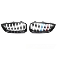 Grilles calandre BMW Serie 3 F34 - look M - Noir Brillant couleurs