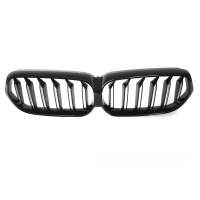Grille calandre BMW Serie 6 G32 LCI look M - 20-23 - Noir Brillant