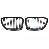 Grilles calandre BMW X1 (E84) 09-15 - Noir brillant - couleurs M