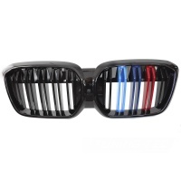 Grille calandre BMW iX3 G08 LCI 21-25 - Noir brillant couleurs - look Mperf