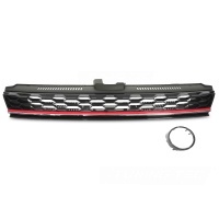Grille calandre VW Golf 7.5 (VII) 17-19 - look GTI - Rouge Noir